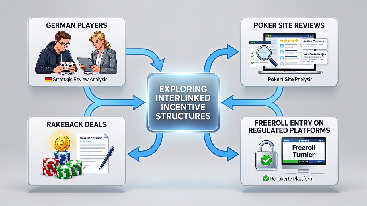 Deutsche Pokerspieler kombinieren Bewertungen mit Rakeback-Angeboten auf regulierten Plattformen
