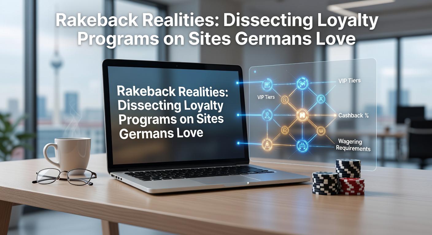 Grafik mit Rakeback-Berechnung und VIP-Stufen auf einer Pokerseite, die typische Loyalty-Programme visualisiert